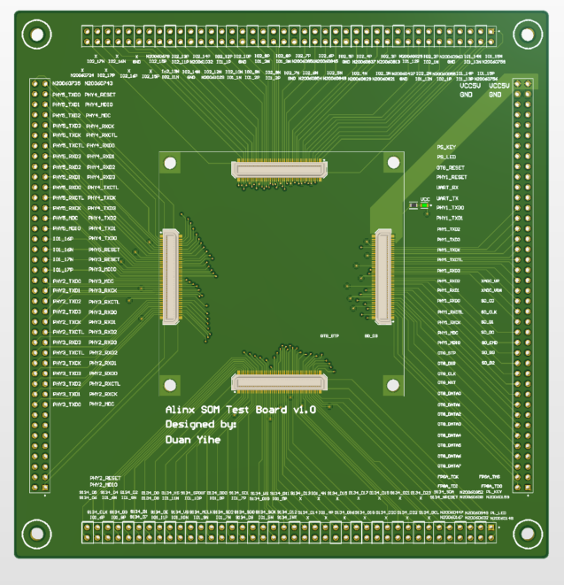 Preview of FPGA PCB Design for Magnetic RAM Chip-On-Board Interface - NUS Spinning Electronics Lab